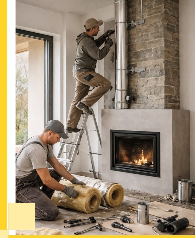 Монтаж дымоходов для каминов в Каменке от 15173 р. ЭриданКам