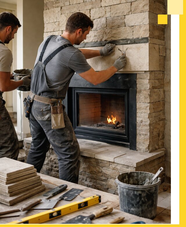 Проектирование и установка открытых каминов в Каменке