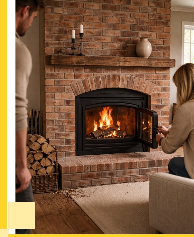 Кирпичные камины под ключ в Каменке от 151725 р. | ЭриданКам