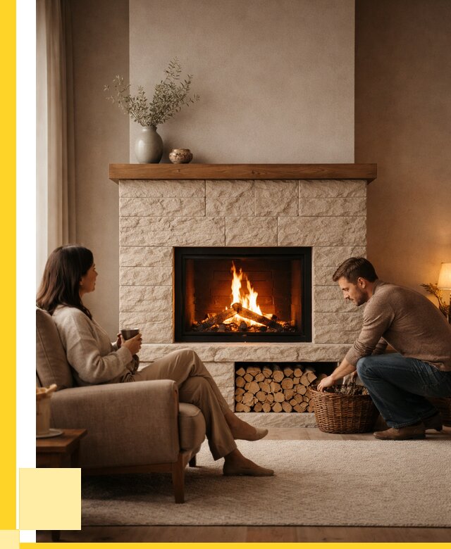 Камины для дома в Каменке под ключ от 151725 р. | ЭриданКам