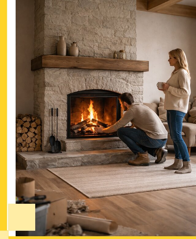 Камины для загородного дома в Каменке от 354025 р., ЭриданКам