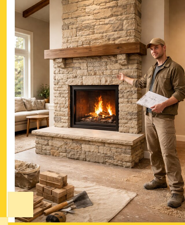 Камины под ключ в Каменке от 182070 р. | ЭриданКам — установка