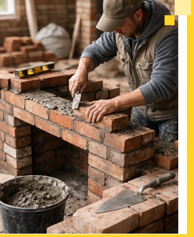 Кладка каминов под ключ в Каменке профессиональная отделка и монтаж