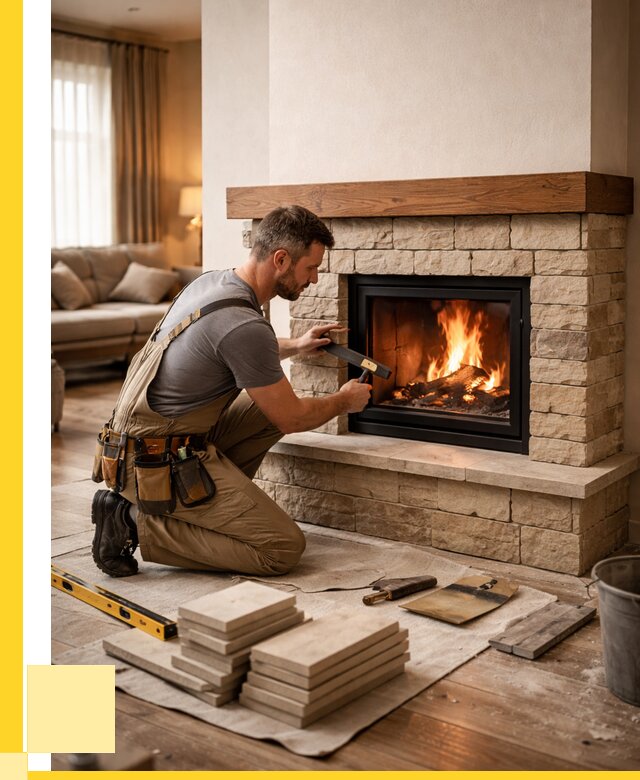 Строительство каминов в Каменке от 151725 р., ЭриданКам - под ключ