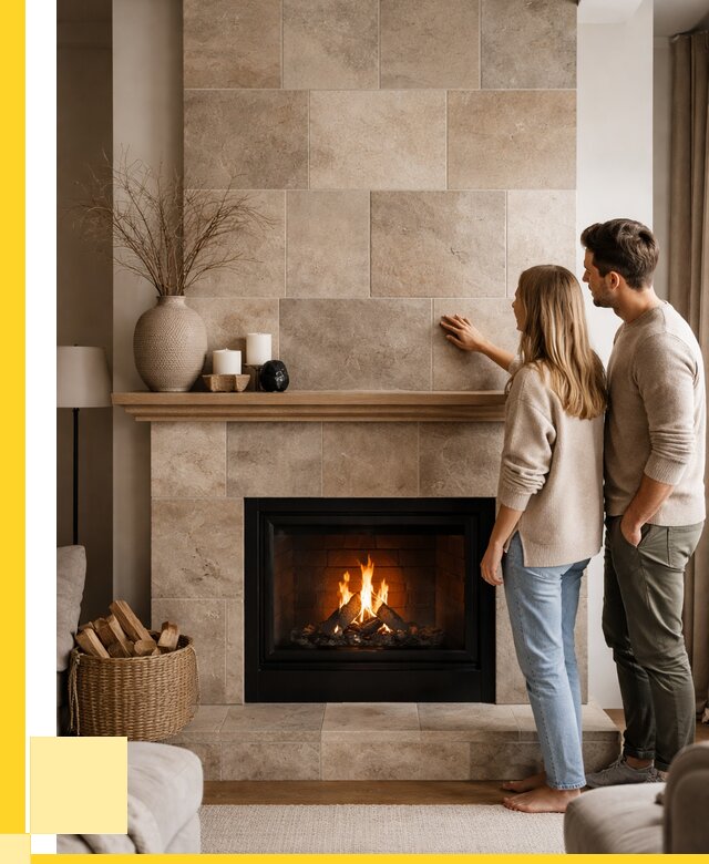 Облицовка каминов керамогранитом в Каменке от 4552 р. | ЭриданКам