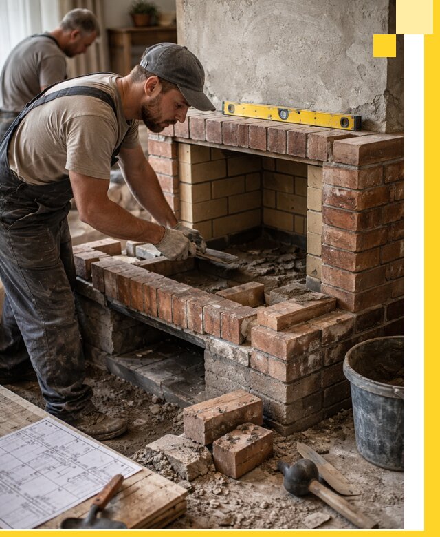 Изготовление и установка каминопечей под ключ в Каменке