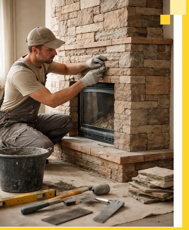 Проектирование и установка печей-каминов под ключ в Каменке