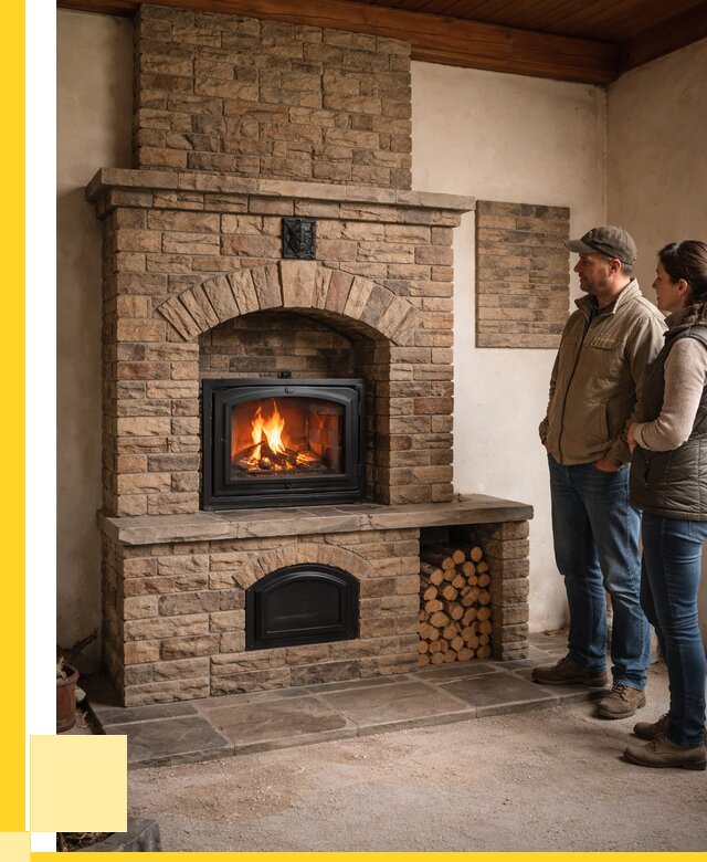 Кирпичная печь под ключ в Каменке от 151725 р. | ЭриданКам