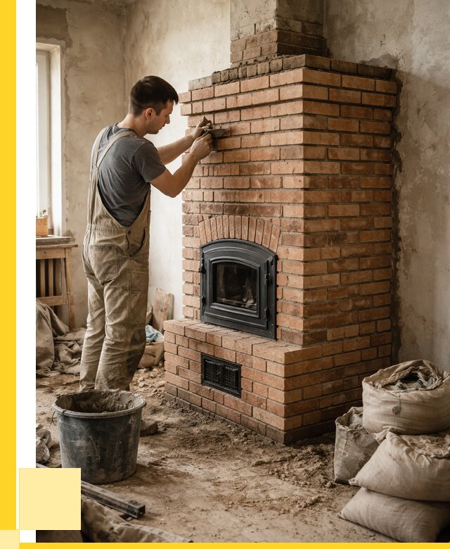 Строительство печей в Каменке от 65748 р. под ключ, ЭриданКам