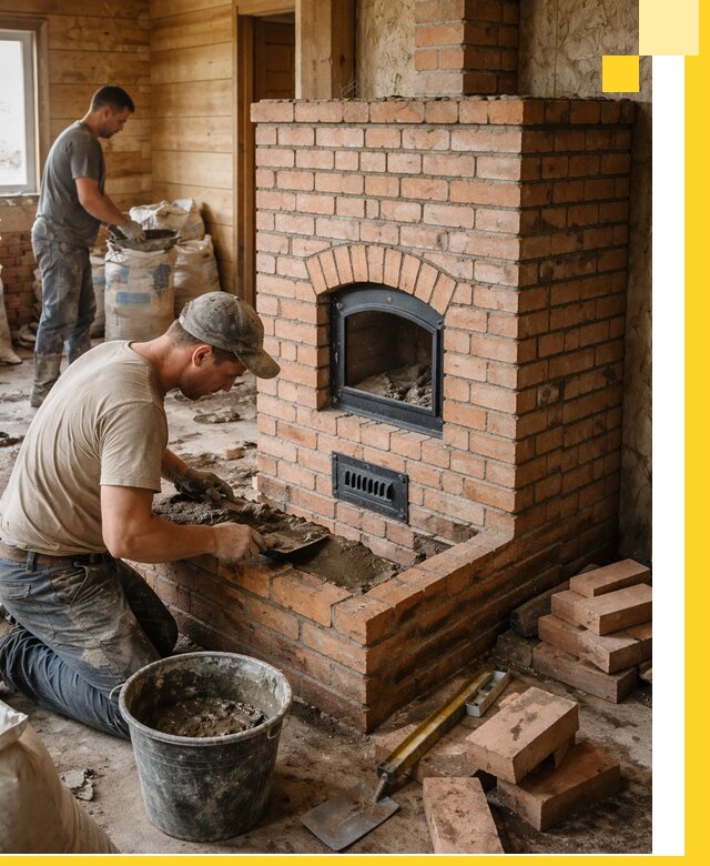 Профессиональное строительство печей в Каменке под ключ