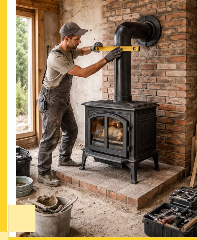 Монтаж печей установка банной печи в Каменке от 15173 р. | ЭриданКам