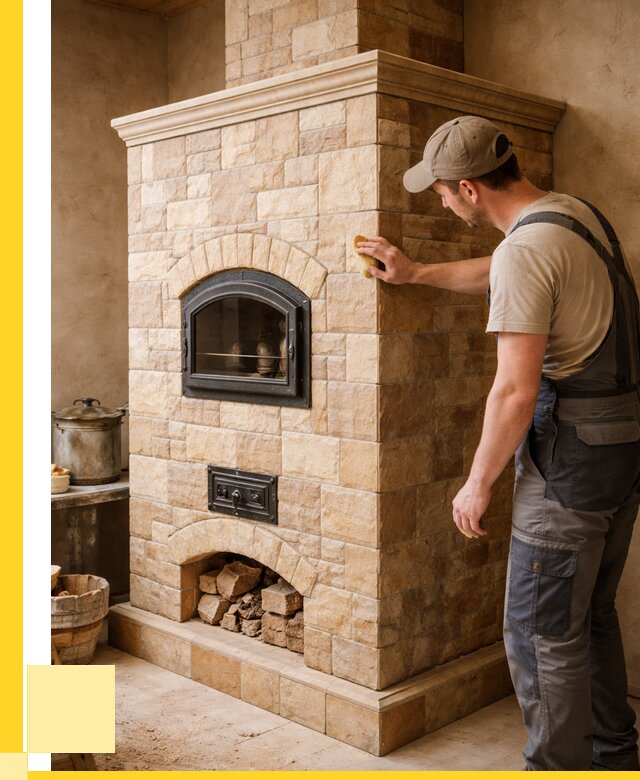 Облицовка печей в Каменке от 4552 р. под ключ | ЭриданКам