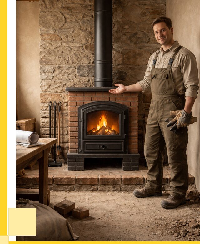 Печи отопительные из кирпича в Каменке от 80920 р., ЭриданКам