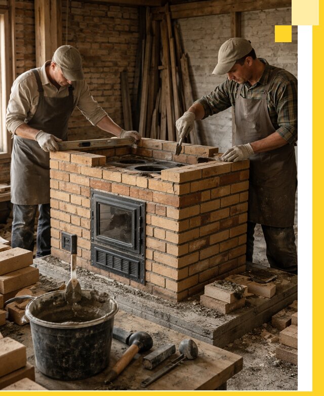 Изготовление и установка варочных печей под ключ в Каменке