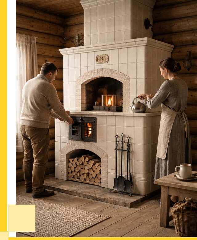 Русские печи в Каменке: установка от 151725 р. ЭриданКам