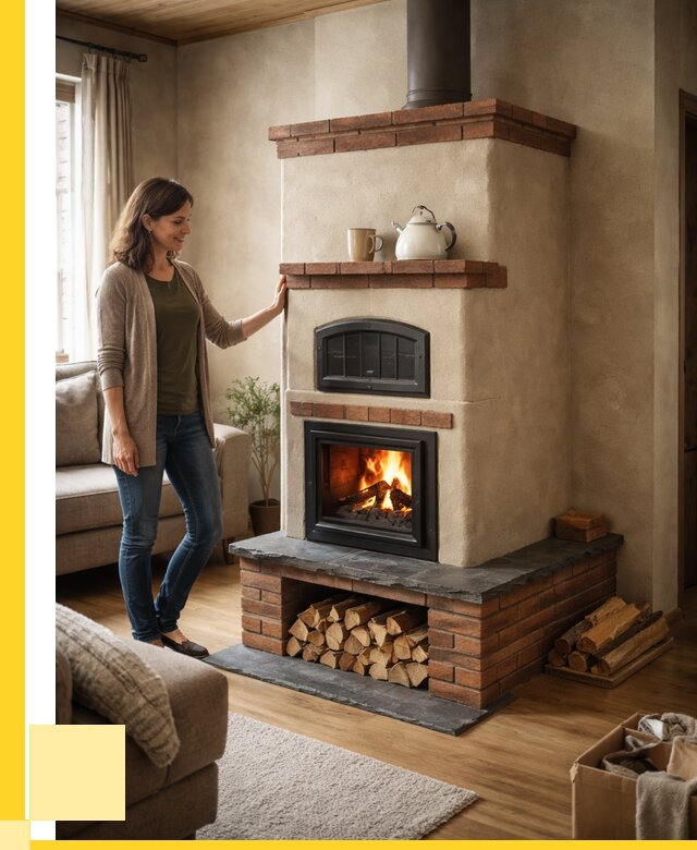 Печи шведки в Каменке от 85978 р. | ЭриданКам — печь шведка