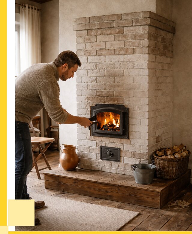 Печь голландка из кирпича в Каменке от 85978 р. | ЭриданКам