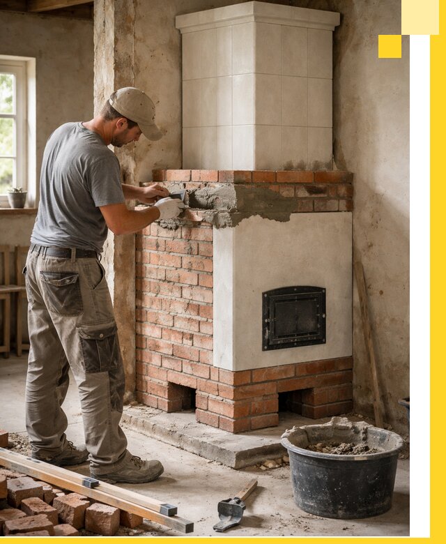 Изготовление и установка печей-голландок под ключ в Каменке