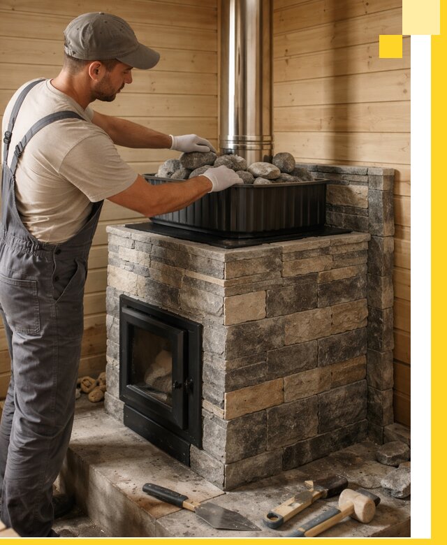 Печи для парной в Каменке, производство, монтаж и обслуживание