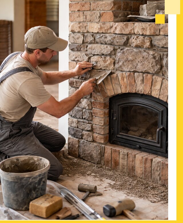 Печи для дома под ключ в Каменке, установка и доставка