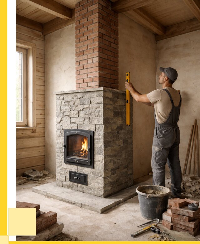 Печи и дымоходы под ключ в Каменке от 45518 р., ЭриданКам