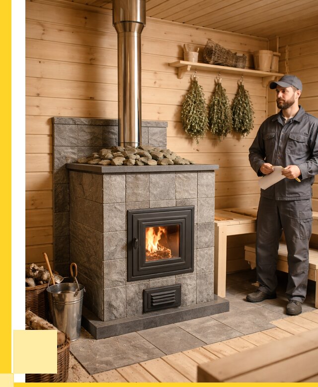 Печи для бани под ключ в Каменке от 121380 р. | ЭриданКам