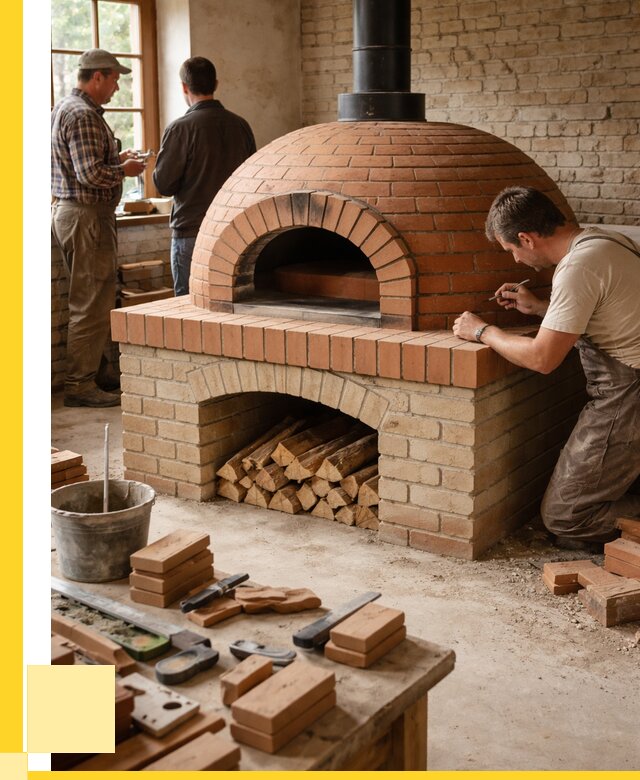 Помпейская печь дровяная для пиццы в Каменке | ЭриданКам от 202300 р.