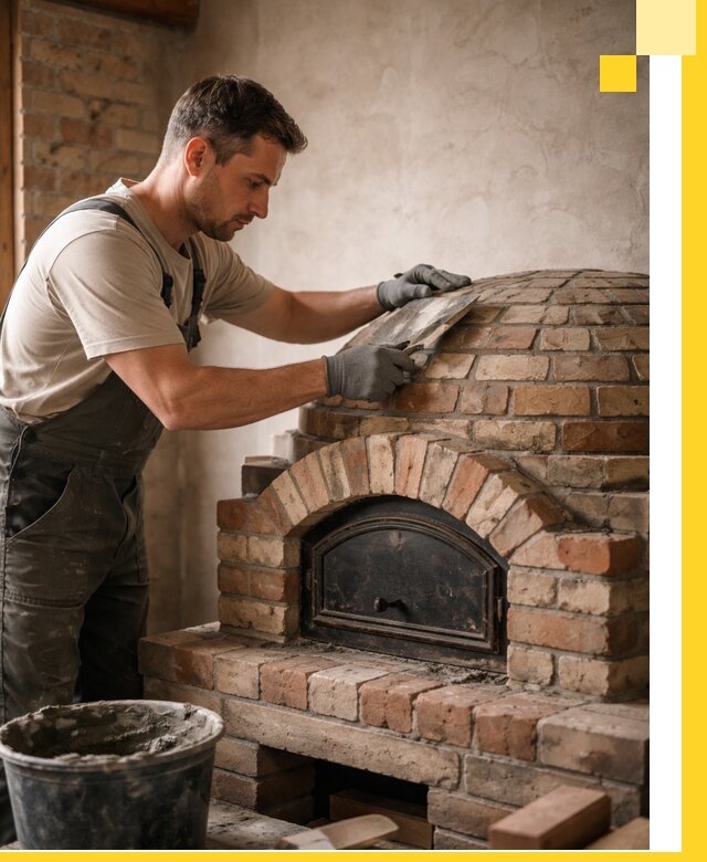 Изготовление и монтаж помпейских печей на заказ в Каменке