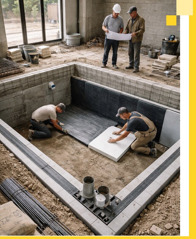 Проекты частных и общественных бассейнов под ключ в Каменке