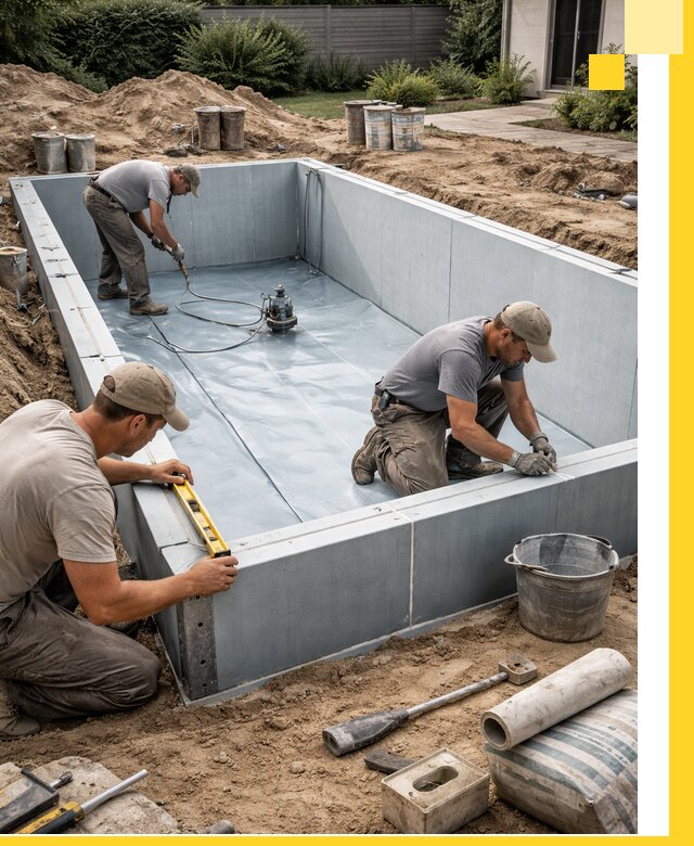 Профессиональный монтаж бассейнов под ключ в Каменке с гарантией