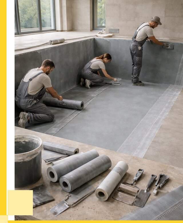 Гидроизоляция бассейнов в Каменке от 2023 р., ЭриданКам