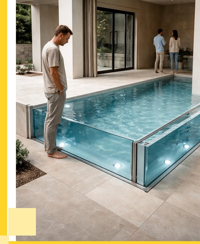 Стеклянные бассейны в Каменке от 1213800 р. | ЭриданКам — мозаика