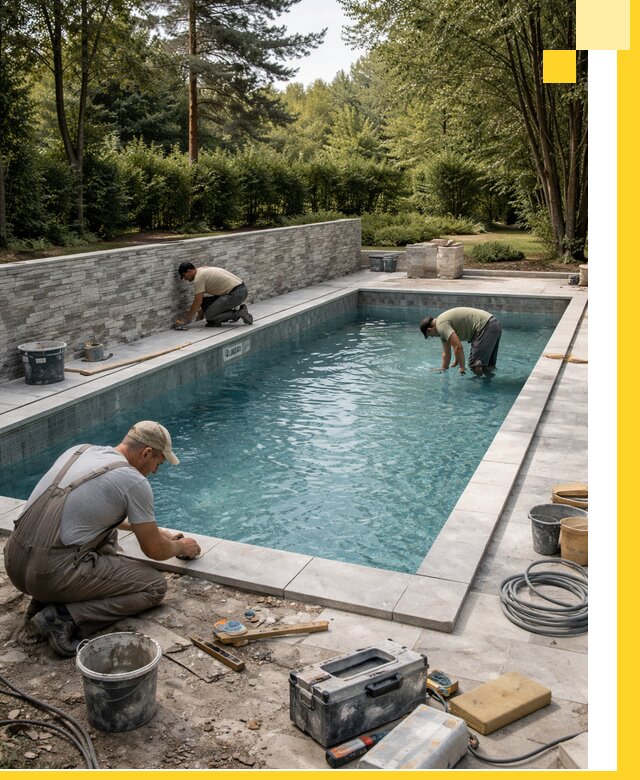 Проектирование и строительство частных бассейнов в Каменке