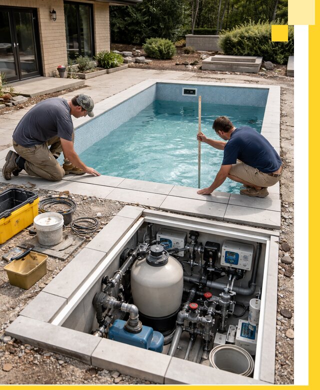 Строительство качественных домашних бассейнов под ключ в Каменке