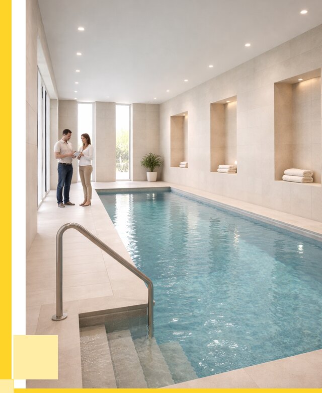 Бассейны в помещении под ключ в Каменке от 1517250 р. | ЭриданКам