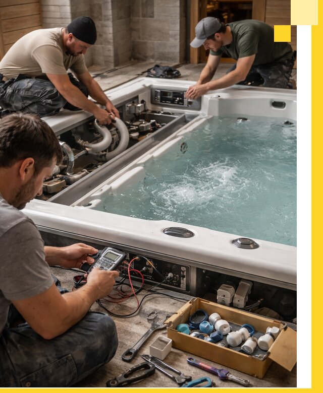 Гидромассажные бассейны под ключ в Каменке, дизайн и монтаж