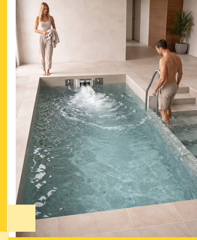 Бассейн с противотоком в Каменке от 252875 р. | ЭриданКам