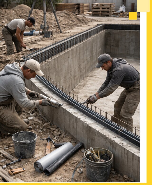 Качественный монтаж чаши бассейна в Каменке под ключ с гарантией