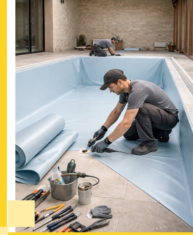 Пленка ПВХ для бассейнов в Каменке от 2529 р. | ЭриданКам