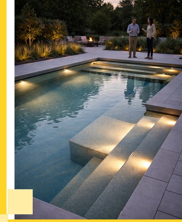 Освещение бассейнов в Каменке под ключ от 25288 р. | ЭриданКам