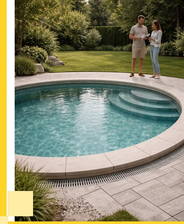 Круглые каркасные бассейны купить в Каменке от 252875 р. | ЭриданКам