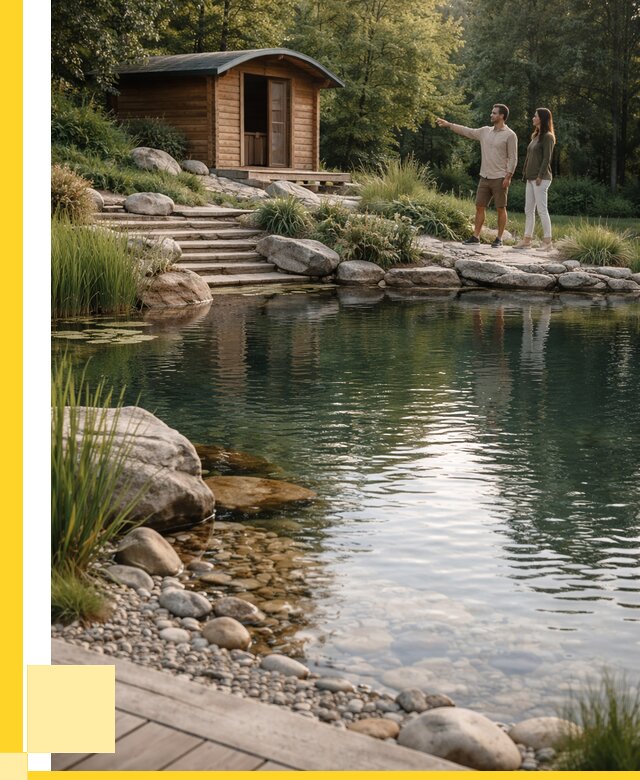 Природные бассейны под ключ в Каменке от 455175 р. | ЭриданКам