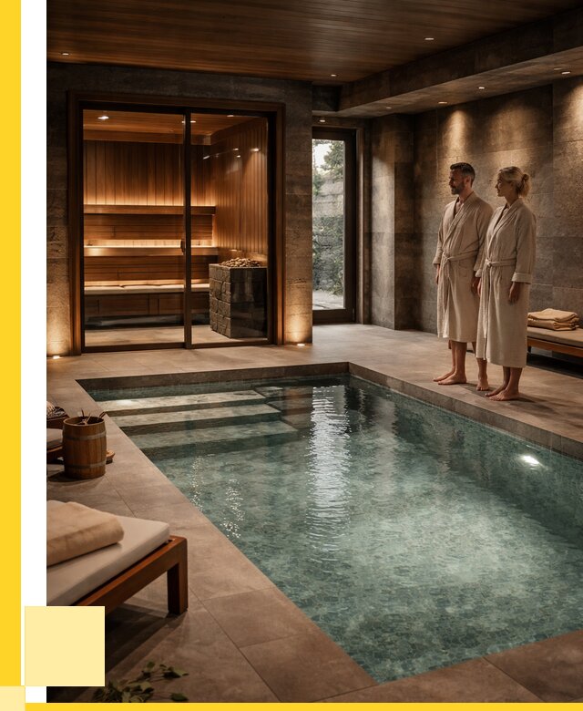 Сауна с большим бассейном в Каменке от 1213800 р. ЭриданКам