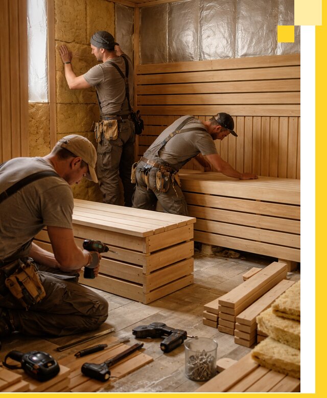 Профессиональное строительство саун под ключ в Каменке