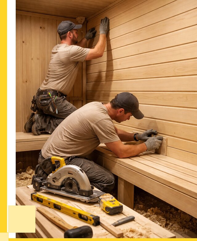 Обшивка саун вагонкой в Каменке от 2529 р. | ЭриданКам