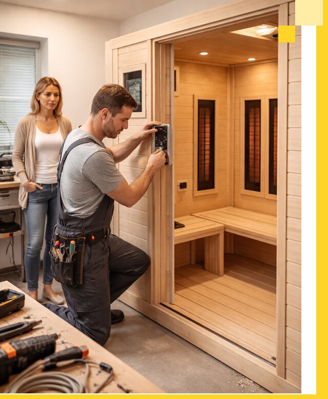 Инфракрасные сауны под ключ в Каменке продажа и установка