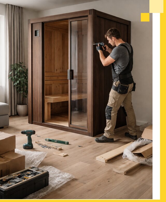 Установка и производство мини саун под ключ в Каменке