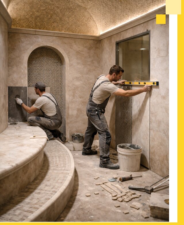 Проектирование и строительство саун с хамамом под ключ в Каменке