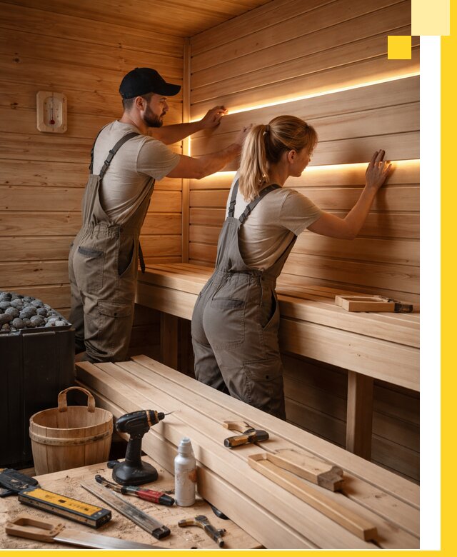 Дизайн саун и бань под ключ с индивидуальным проектом в Каменке