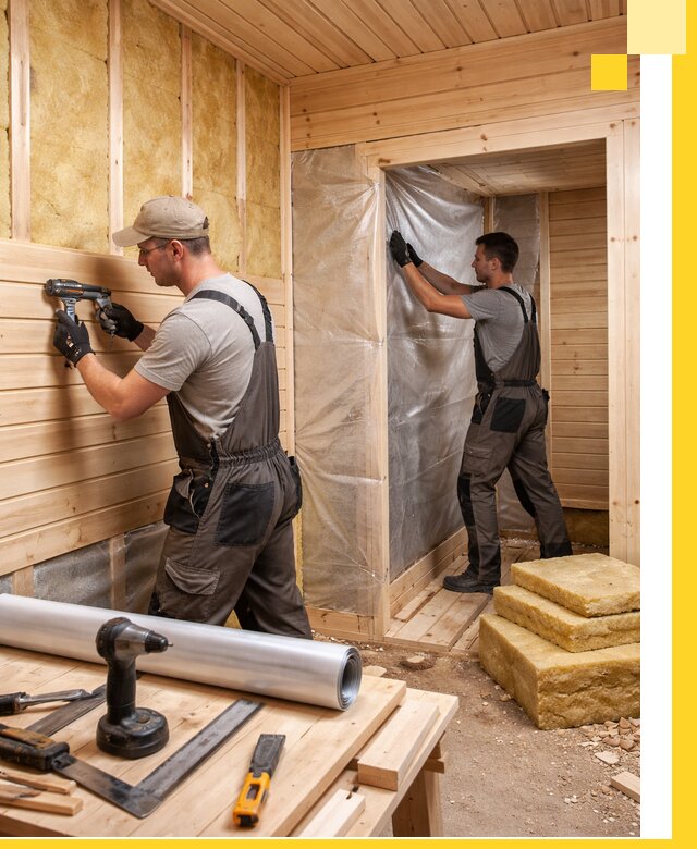 Бани под ключ в Каменке с проектом и полным монтажом